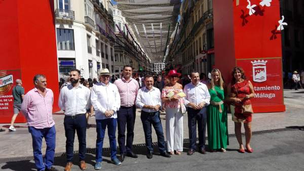 Francisco Javier Fernández, en la Feria de Málaga Francisco Javier Fernández, en la Feria de Málaga