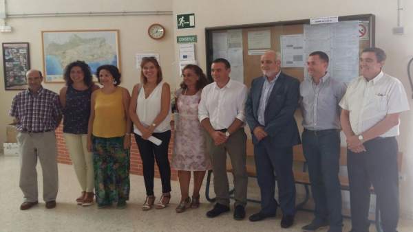 Juan Manuel López y Zarza en el IES San José de Cortegana Juan Manuel López y Zarza en el IES San José de Cortegana