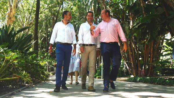 Pedro Antonio Sánchez, en un acto en Málaga Pedro Antonio Sánchez, en un acto en Málaga