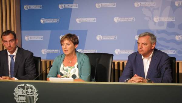 Arantxa Tapia en la rueda de prensa de esta mañana Arantxa Tapia en la rueda de prensa de esta mañana