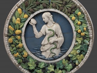 Prudence (before conservation), Ca. 1475, Andrea della Robbia