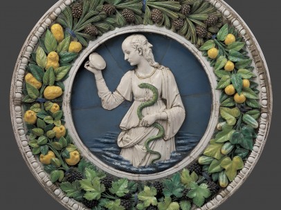 Prudence (before conservation), Ca. 1475, Andrea della Robbia