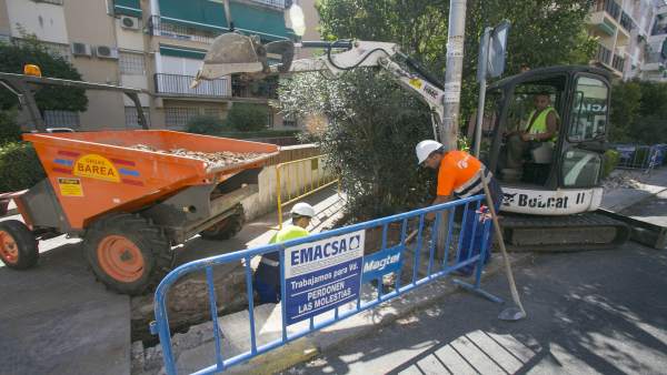 Obras de Emacsa Obras de Emacsa