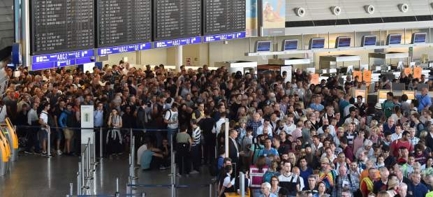 Evacuación en el aeropuerto de Frankfurt