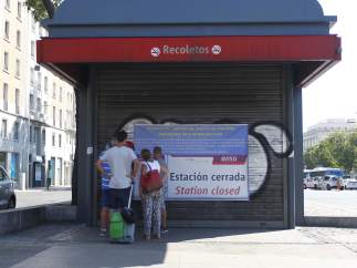 Adif ya cerró Recoletos hace tres años.
