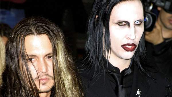 Marilyn Manson y Johnny Depp Marilyn Manson y Johnny Depp