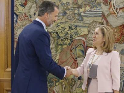 El Rey con Ana Pastor