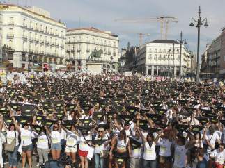 Chupinazo antitaurino en Madrid