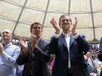 Rajoy y Feijóo
