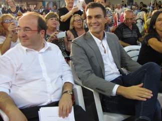Pedro Sánchez y Miquel Iceta (Archivo)