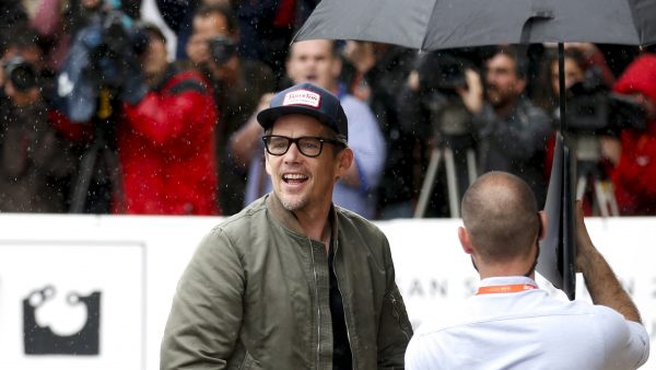 Ethan Hawke se moja en San Sebastián Ethan Hawke se moja en San Sebastián