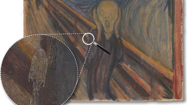 Manchas en 'El Grito' Manchas en 'El Grito'