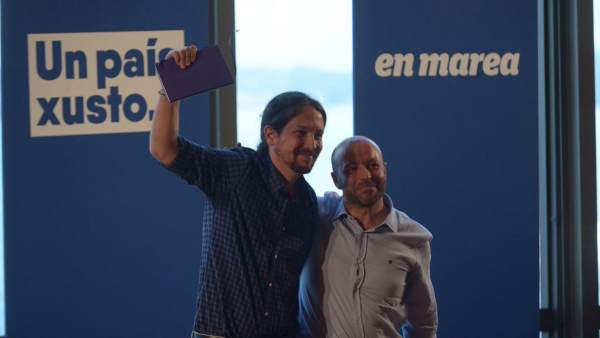 Pablo Iglesias y Luís Villares Pablo Iglesias y Luís Villares