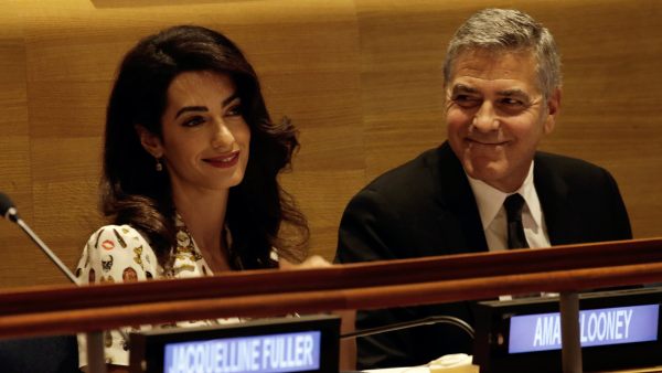 George Clooney en la ONU George Clooney en la ONU