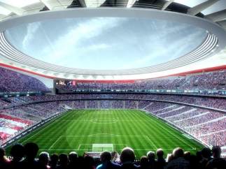Futuro estadio de la Peineta para el Atlético Madrid
