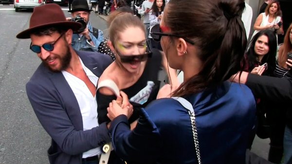 Un agresor ataca a Gigi Hadid Un agresor ataca a Gigi Hadid