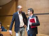 El presidente de la Diputación, Jorge Rodríguez, y el diputado Pablo Seguí