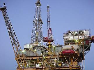 Plataforma petrolera.