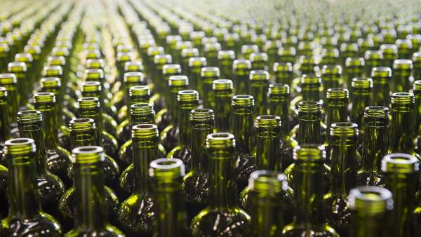 Botellas, vidrio Botellas, vidrio