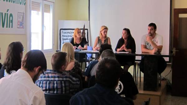 REunión de la Plataforma en Zaragoza. REunión de la Plataforma en Zaragoza.