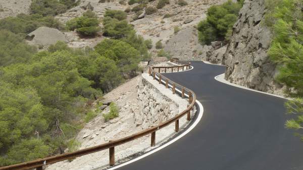Carretera de Ardales-El Chorro. Carretera de Ardales-El Chorro.
