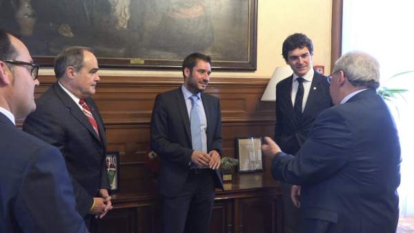 Rementeria recibe a la delegación de Maryland Rementeria recibe a la delegación de Maryland