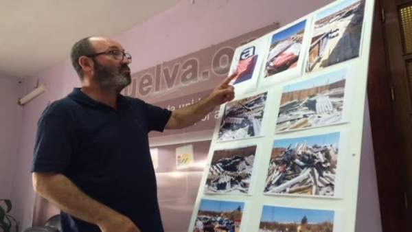 El coordinador de IULV-CA en Huelva, Pedro Jiménez. El coordinador de IULV-CA en Huelva, Pedro Jiménez.