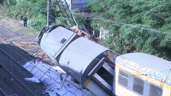 Accidente de tren en O Porriño Accidente de tren en O Porriño