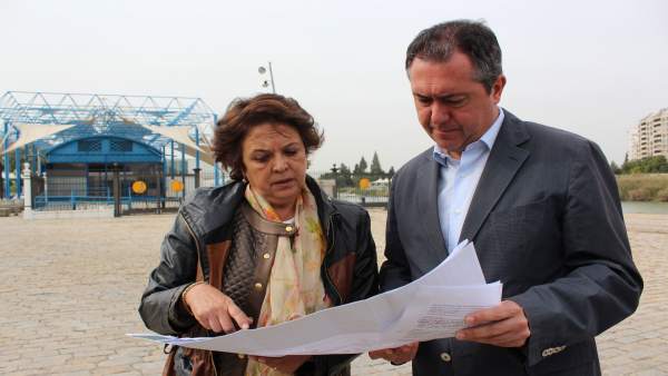 Carmen Castreño y Juan Espadas Carmen Castreño y Juan Espadas