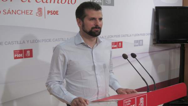 El secretario general del PSCyL, Luis Tudanca El secretario general del PSCyL, Luis Tudanca