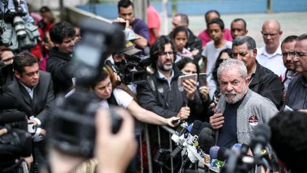 El expresidente brasileño Lula El expresidente brasileño Lula
