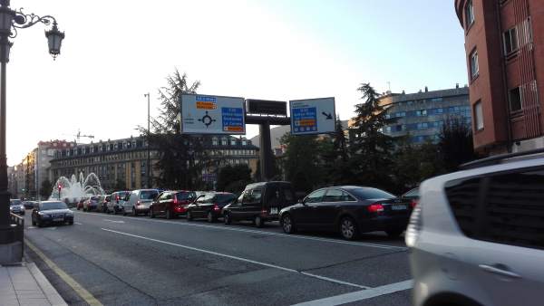 Tráfico en Oviedo, tráfico, carretera Tráfico en Oviedo, tráfico, carretera