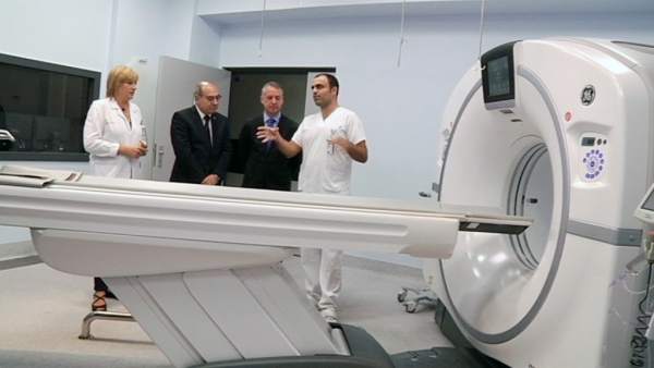 Visita del lehendakari al hospital Donosti. Visita del lehendakari al hospital Donosti.