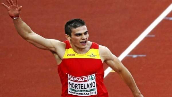 El atleta español Bruno Hortelano El atleta español Bruno Hortelano