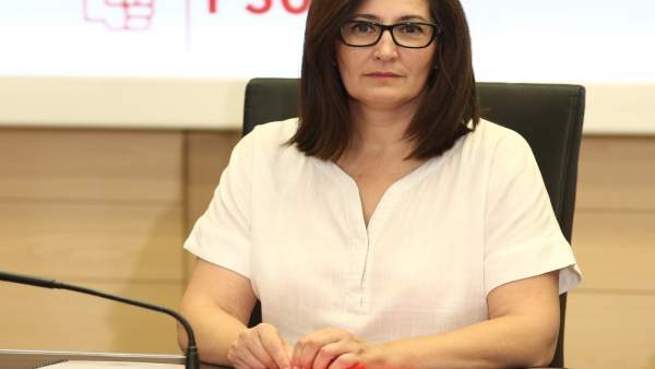 Ascensión Godoy en la reunión de la gestora del PSOE Ascensión Godoy en la reunión de la gestora del PSOE