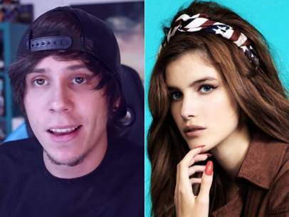 El Rubius y su novia