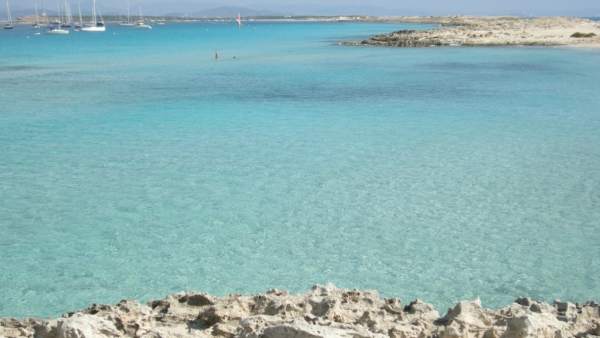 Foto de una playa en Formentera Foto de una playa en Formentera