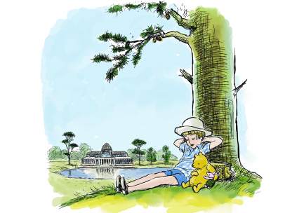Ilustración Winnie The Pooh.