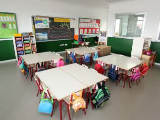 Un aula de un colegio