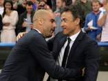 Luis Enrique y Pep Guardiola