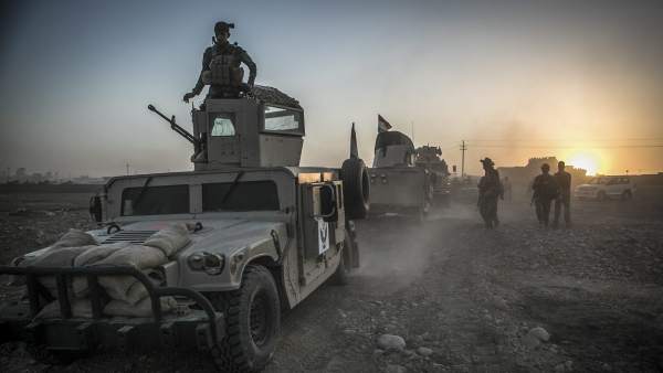 Tropas iraquíes en Mosul Tropas iraquíes en Mosul