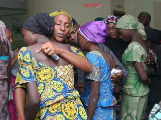 Niñas secuestradas por Boko Haram en Chibok tras ser liberadas