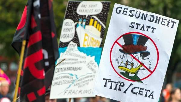 Protestas contra el CETA y el TTIP Protestas contra el CETA y el TTIP