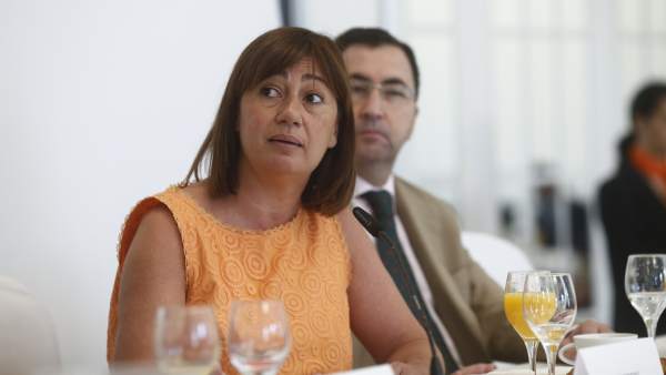 Francina Armengol en un desayuno informativo Francina Armengol en un desayuno informativo