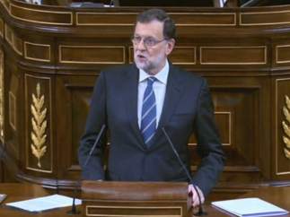 Rajoy, durante su discurso de este miércoles