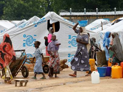 Desplazados internos en Bama (Nigeria)