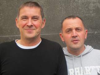 Arnaldo Otegi, Maddalen Iriarte y Unai Urruzuno