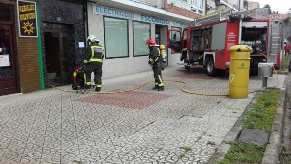 Casa del incendio en San Vicente de la Barquera Casa del incendio en San Vicente de la Barquera