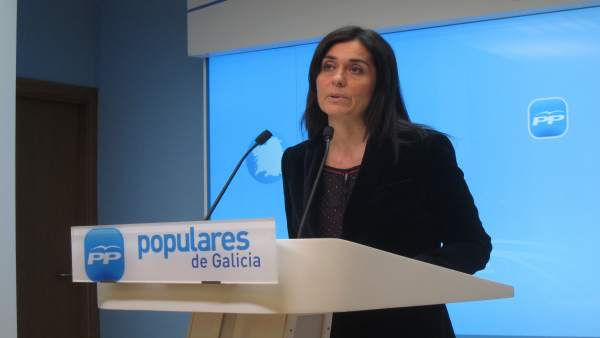 La portavoz del PPdeG, Paula Prado, en rueda de prensa La portavoz del PPdeG, Paula Prado, en rueda de prensa