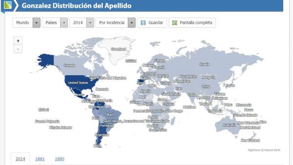 Los apellidos en el mundo Los apellidos en el mundo
